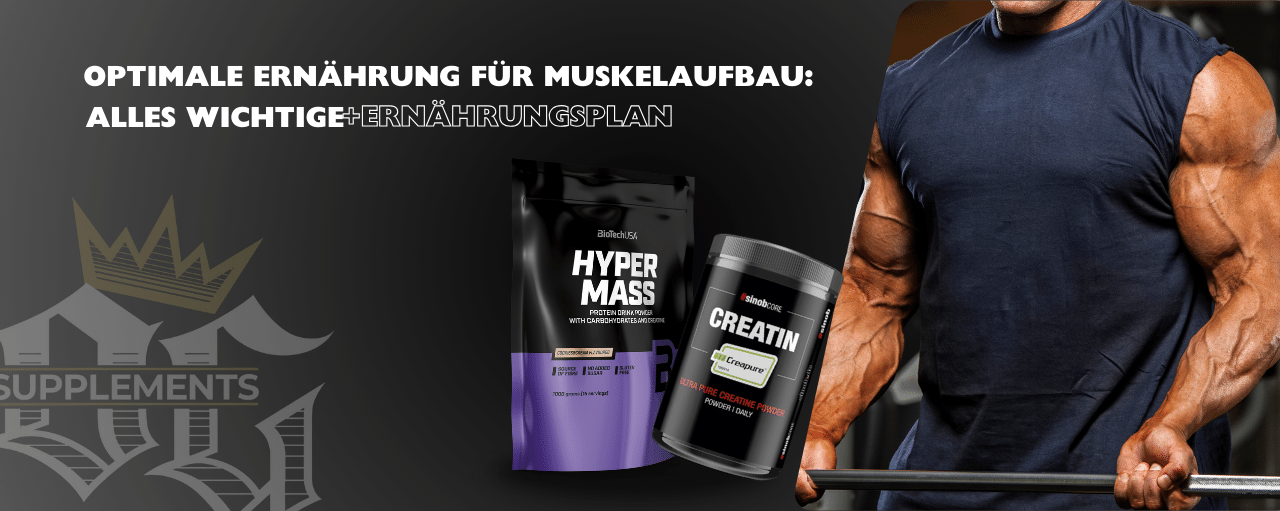 Beste Ernährung für Muskelaufbau inkl. Ernährungsplan