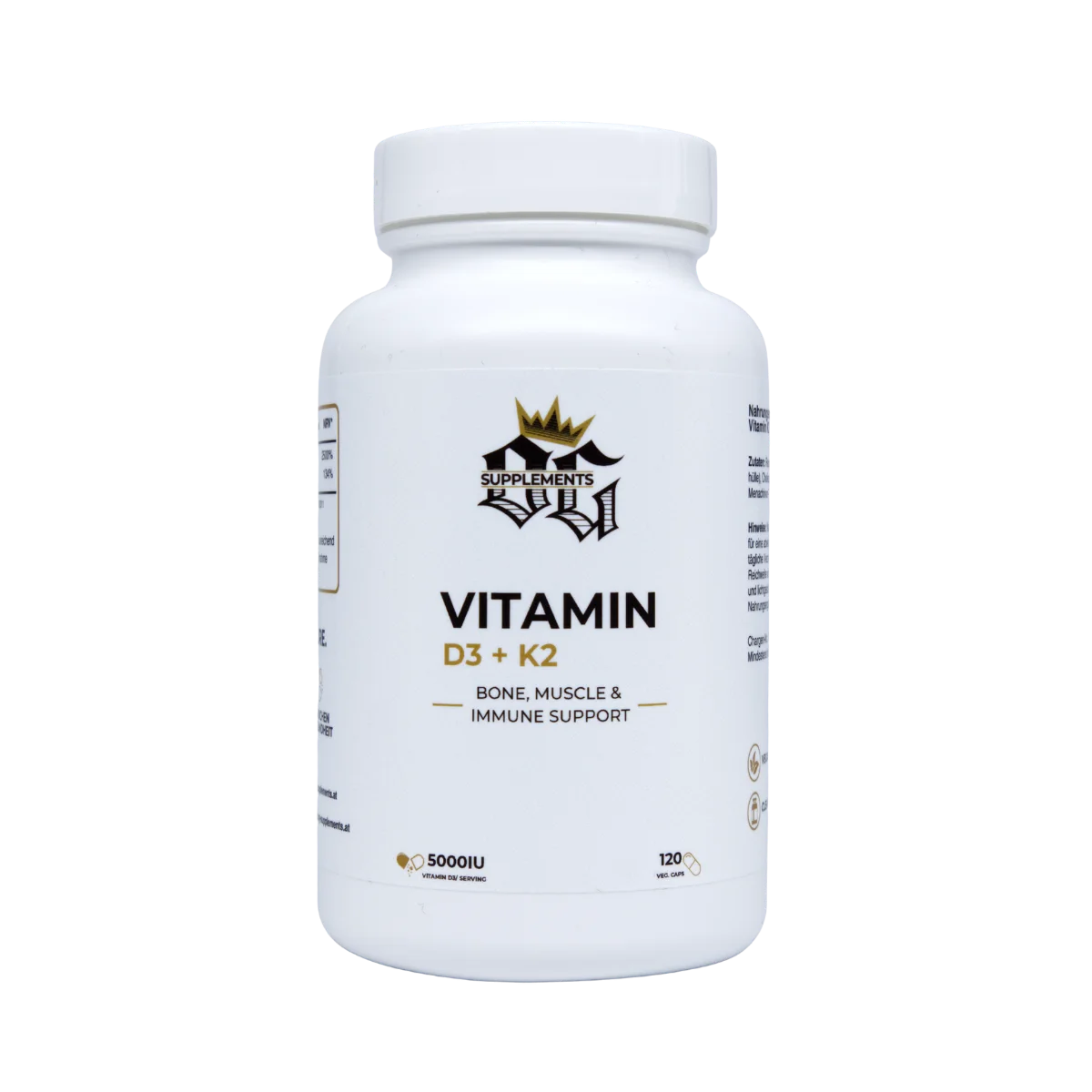 Vitamin D3 + K2 | 120 Kapseln
