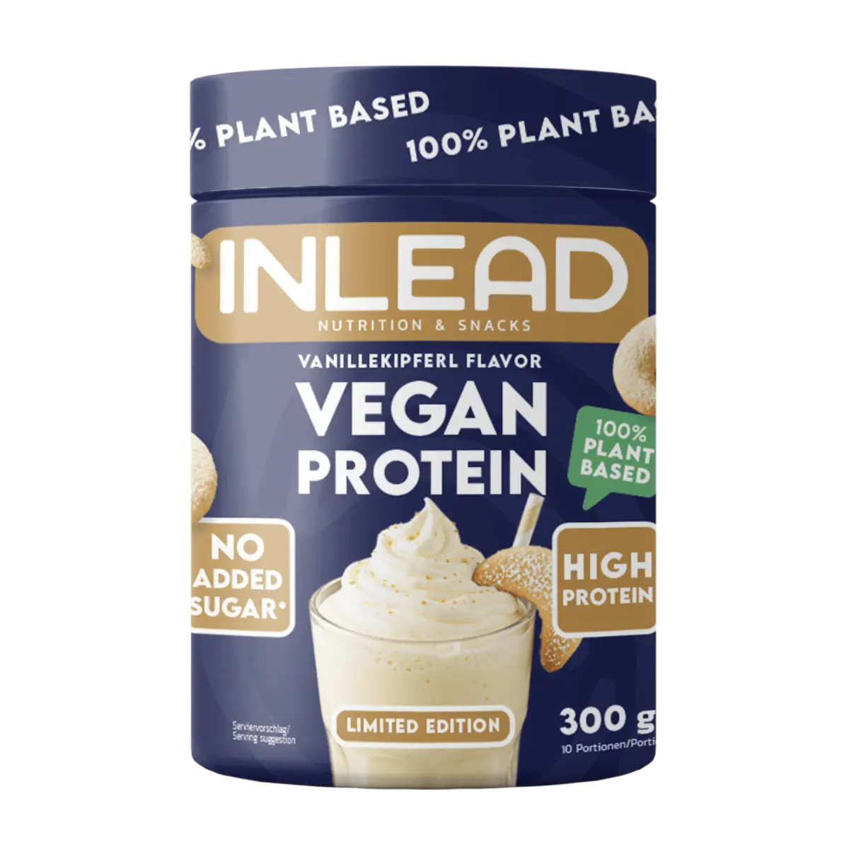 Inlead Vegan Protein | 300g | Vanillekipferl